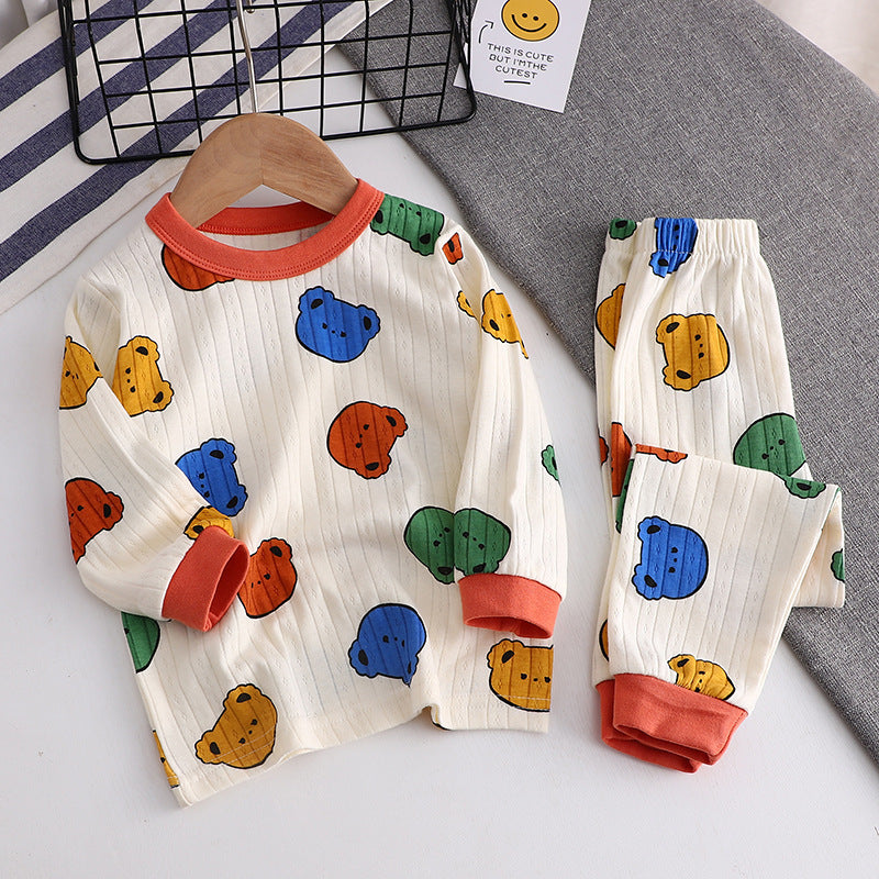 Children's Underwear Jacquard Cotton Suit