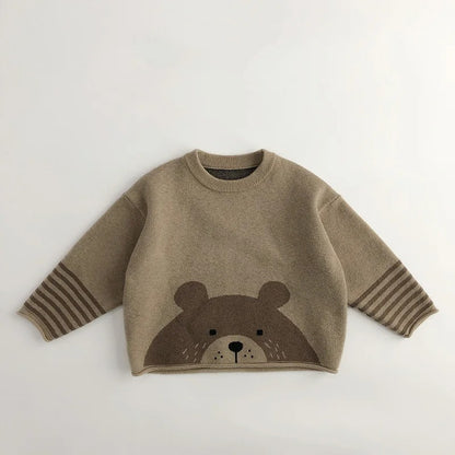 Kids' Sweater Baby Boy And Girl Pullover Base Knitwear