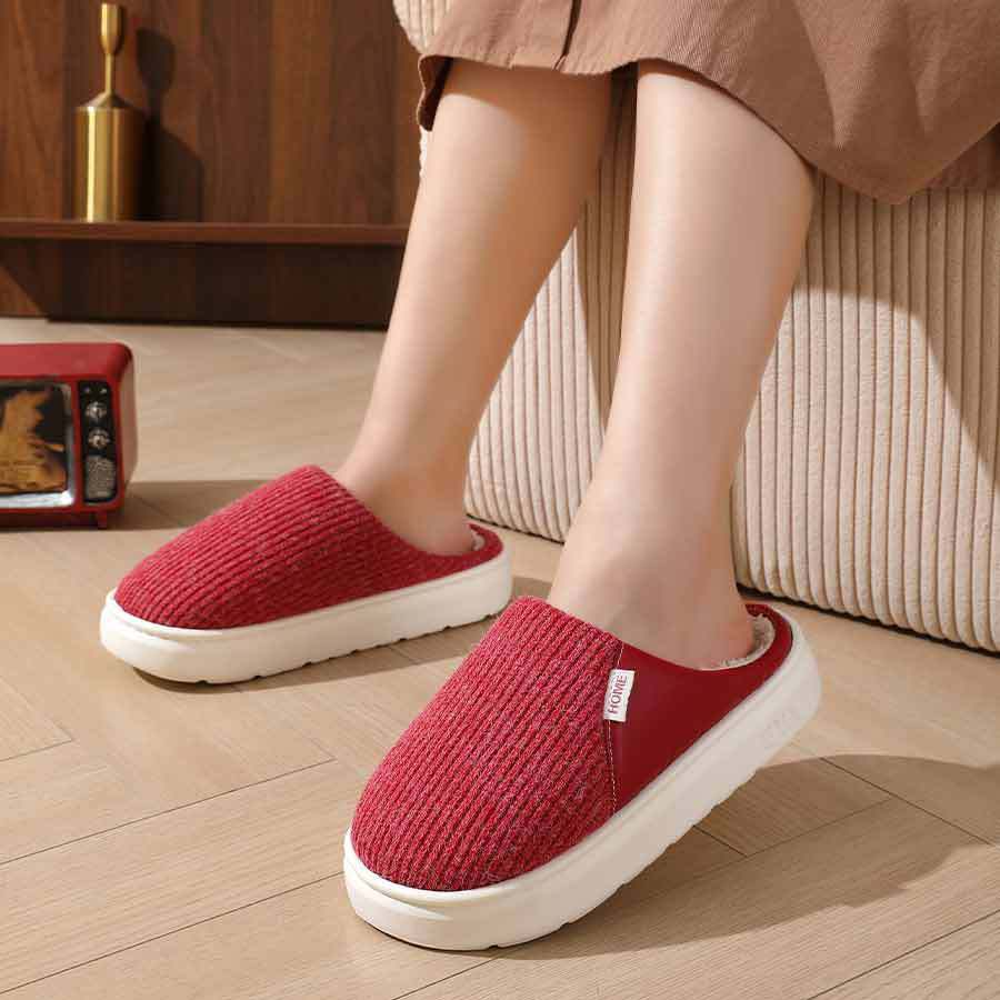 Winter Warm Plush Home Slippers