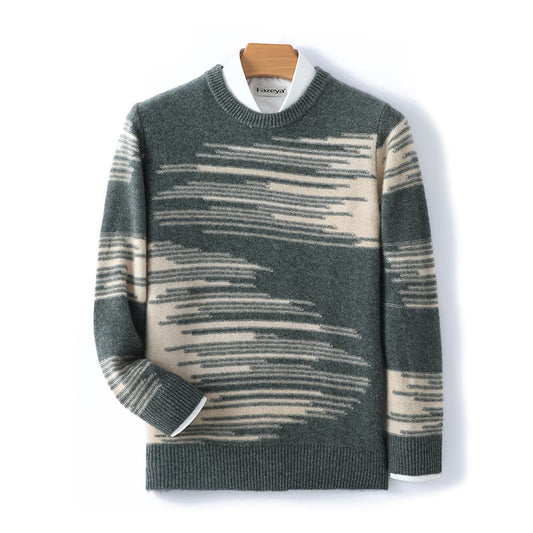 Mens Cashmere Sweater Pure Wool