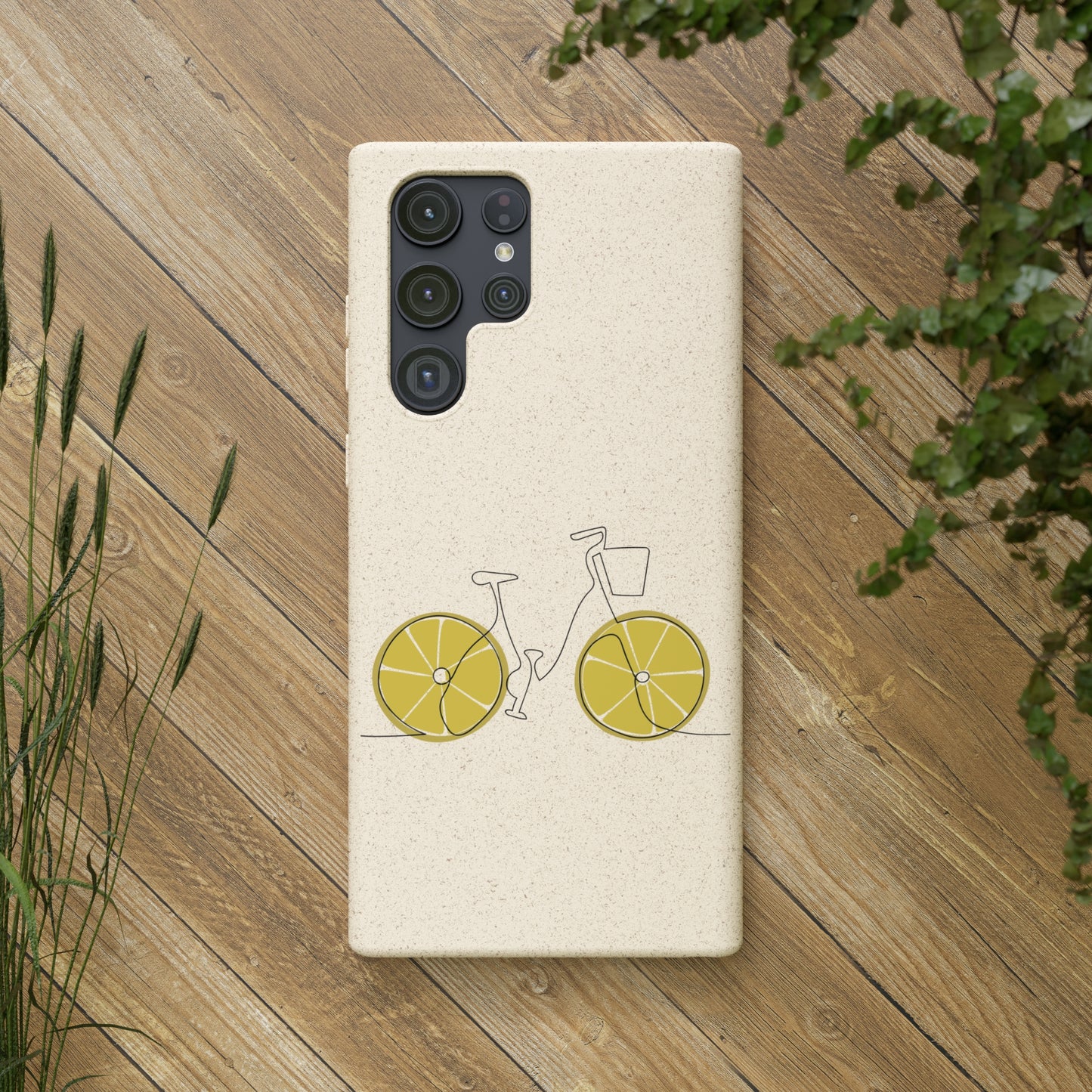 Biodegradable phone Cases Lemon cycle