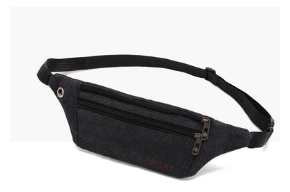 Men's Thick Canvas Messenger Bag