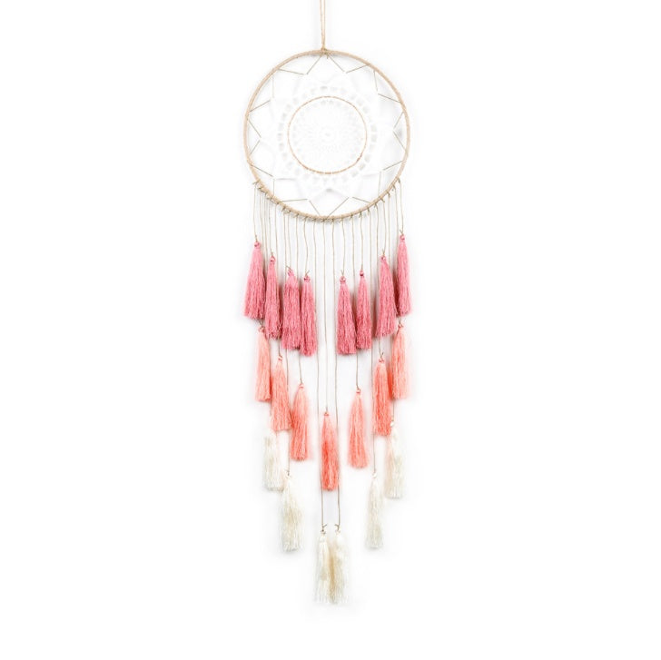 Bohemian tassel dream catcher