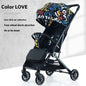 Pull Rod Type Summer Ultra-light Stroller Four Minus