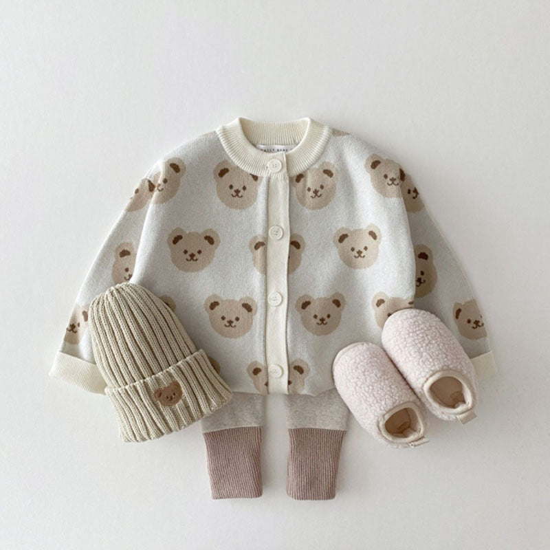 Children's Bear Sweater Coat