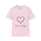 Heart Unisex Softstyle T-Shirt Crew neck