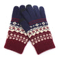 Knitted touch screen gloves