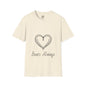 Heart Unisex Softstyle T-Shirt Crew neck