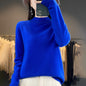 Turtleneck Pullover Women's Solid Color Loose Bottoming Sweater