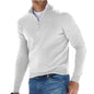 Mens Long-sleeved Bottoming Shirt Cardigan