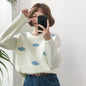 Womens Loose Full sleeve cloud sweater