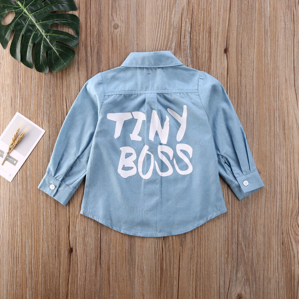 Children's TINY Letter Coat Shirt