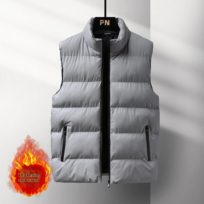 Slim Fit Warm Vest Jacket