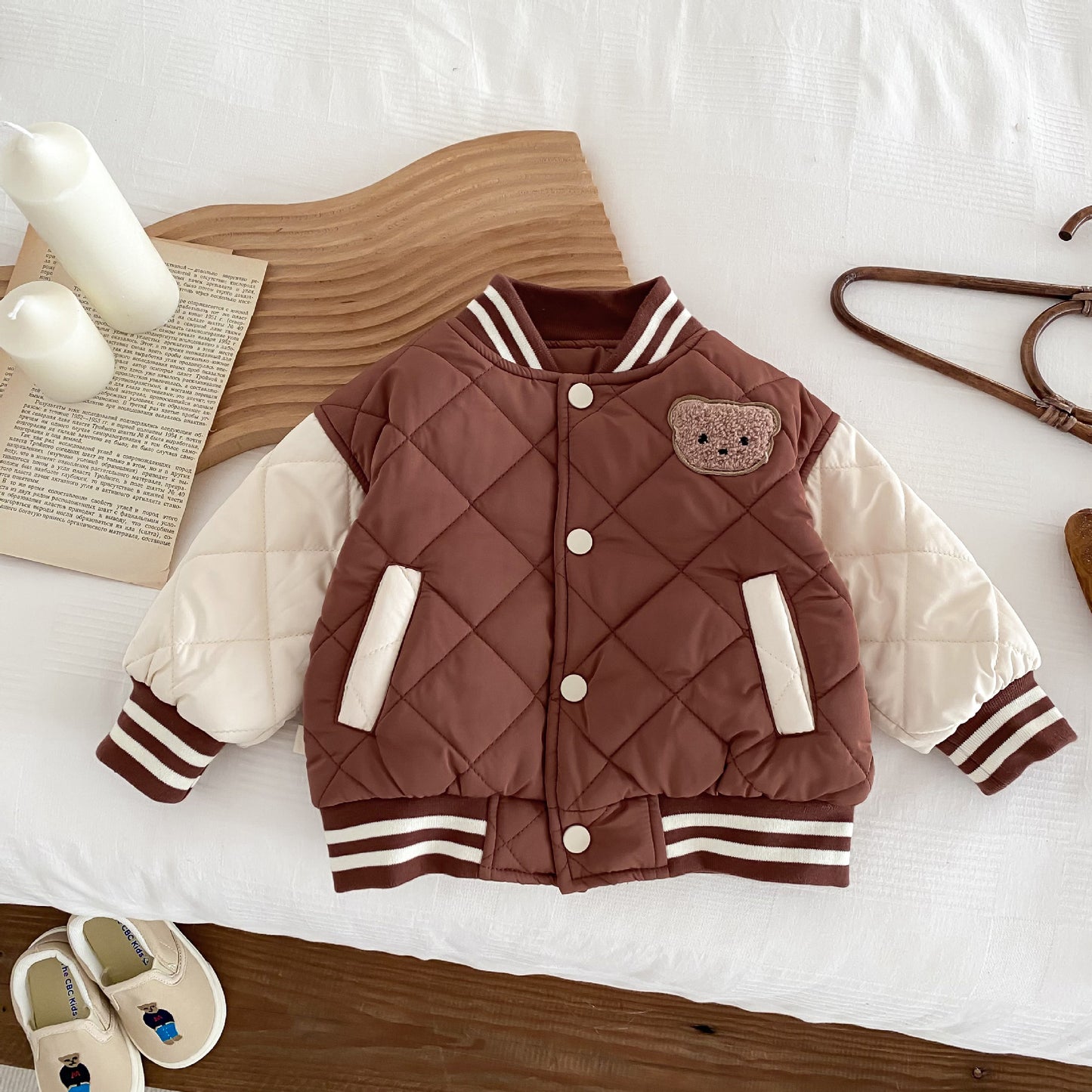 Children Thick Baseball jacket