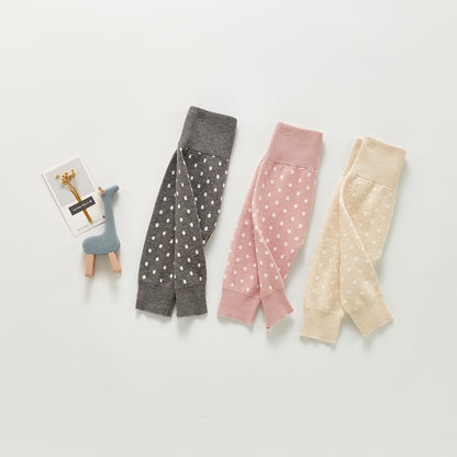 Children's Cotton Knitted Wool Polka Dot Pants