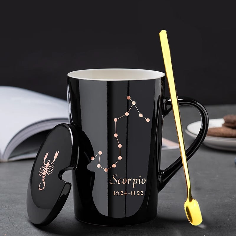 Twelve Constellation Creative Gift Ceramic Water Cup