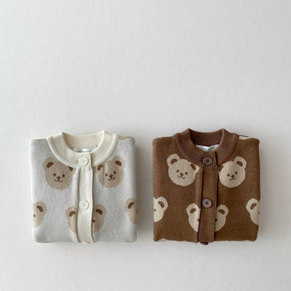 Children's Bear Sweater Coat