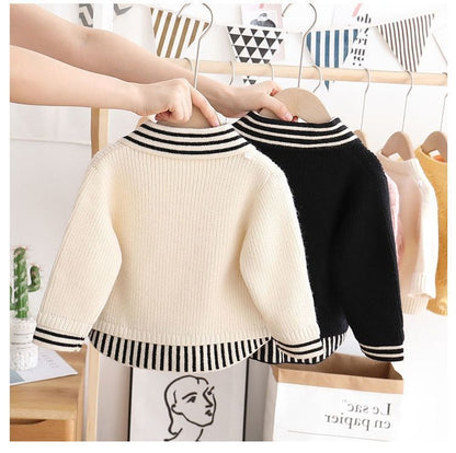 Children's Solid Color Bottoming Sweater