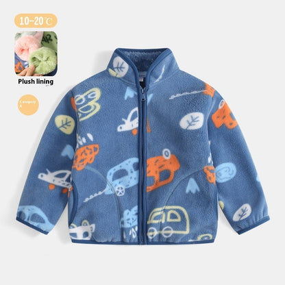 Kids Polar Fleece Cardigan