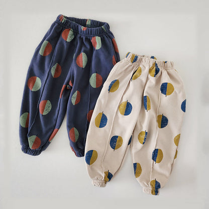 Balloon Print Sweatshirt Jogger Pants