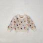 Heart Knitted All-match Leisure Pullover Cotton Sweater