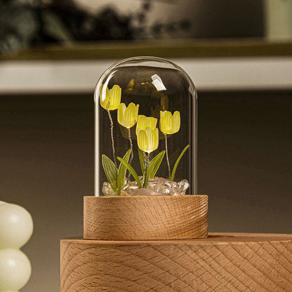 Tulip Small Night Lamp Handmade Desktop Decoration