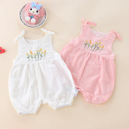 Fashion Personality Cotton Baby Girl Jumpsuit