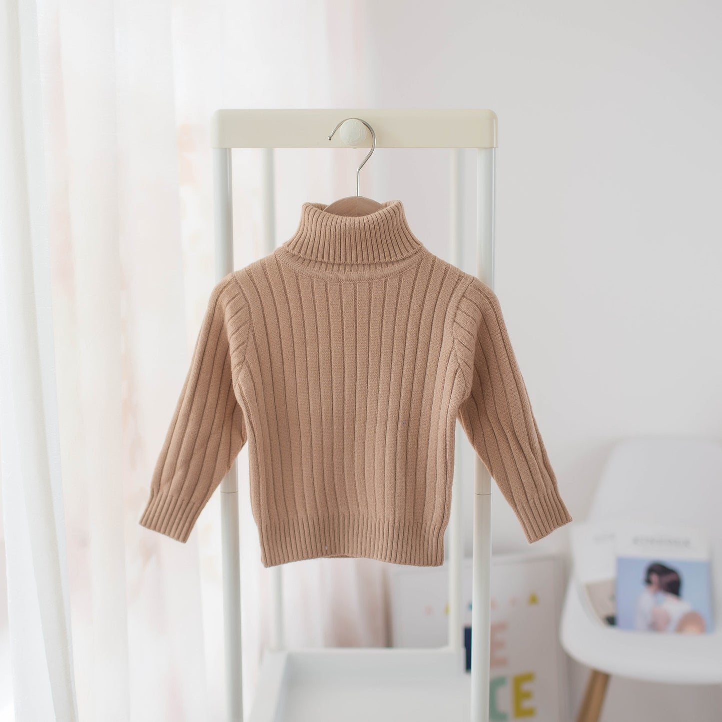 Childrens Turtleneck Bottoming Shirt