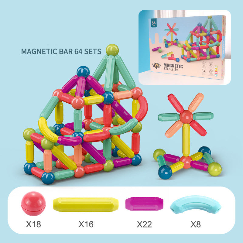 Baby Toys Magnetic Stick Building Blocks Game Magnets