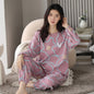 Womens Pajamas Long Sleeves And Trousers