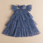 Girls' Fairy Sequined Mesh Dress