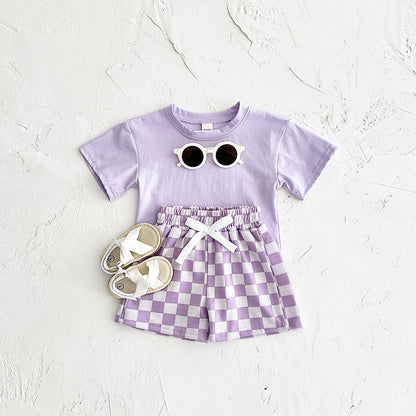 Korean Style Baby Clothes Two-piece Set