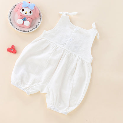 Fashion Personality Cotton Baby Girl Jumpsuit