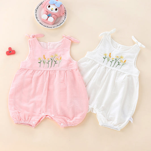 Fashion Personality Cotton Baby Girl Jumpsuit