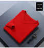 Sweater Men's V-neck Loose Solid Color Knitted Bottoming Shirt