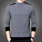 Long-sleeved Mock Neck Sweater