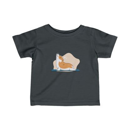 Doggy yoga Infant Fine Jersey Tee