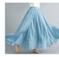 Lady Literature Plus Size Cotton And Linen Skirt