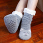 Room Socks Sleep Mink-like Fleece-lined