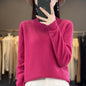 Turtleneck Pullover Women's Solid Color Loose Bottoming Sweater