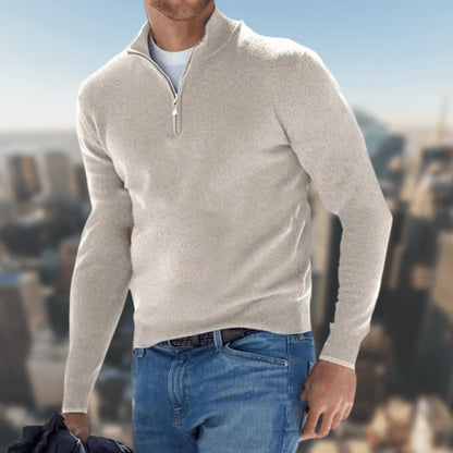 Mens Long-sleeved Bottoming Shirt Cardigan