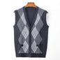 Men's Wool Vest Middle-aged Sleeveless