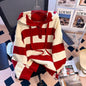 Spring And Autumn Stripes Hooded Sweater Women's Loose