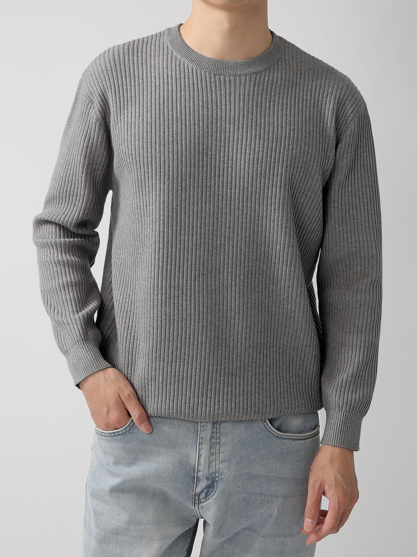 Mens Retro knitted sweater