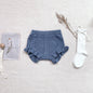 Baby Girl Twisted Knit Shorts