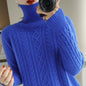 Womens High Neck Knitted Sweater