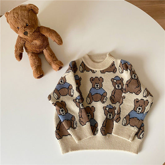 Children's Clothing Bear Sweater