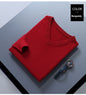 Sweater Men's V-neck Loose Solid Color Knitted Bottoming Shirt