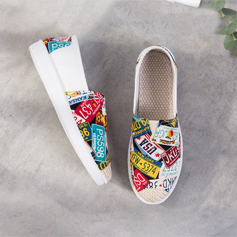 Woman Lazy Canvas Shoes