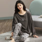 Womens Pajamas Set Cartoon Print Lounge Sets